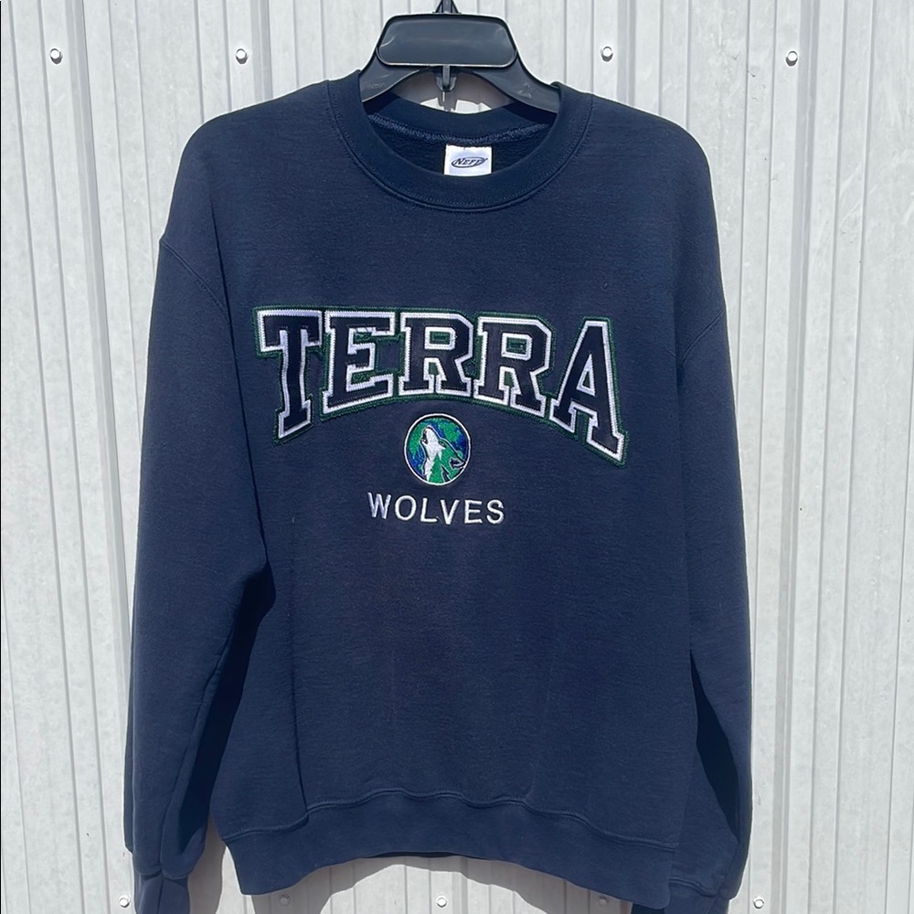 Wolves Uniform Navy Blue Men's Sweater